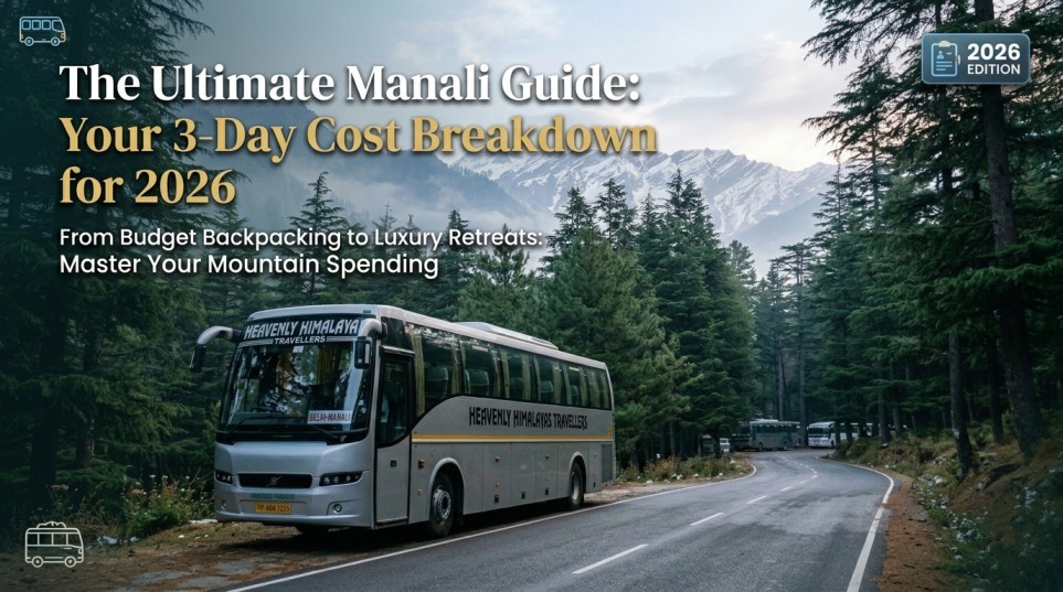 manali trip cost for 3 days