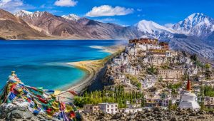 Best of Ladakh Package 2026 featuring Pangong Lake, Leh town, and Himalayan mountain landscapes