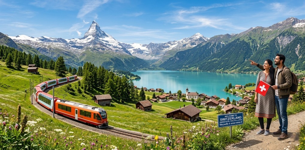 India To Switzerland Tour Price 2026 Guide – Stunning Swiss Alps, scenic train journey, and beautiful lakes for Indian travelers