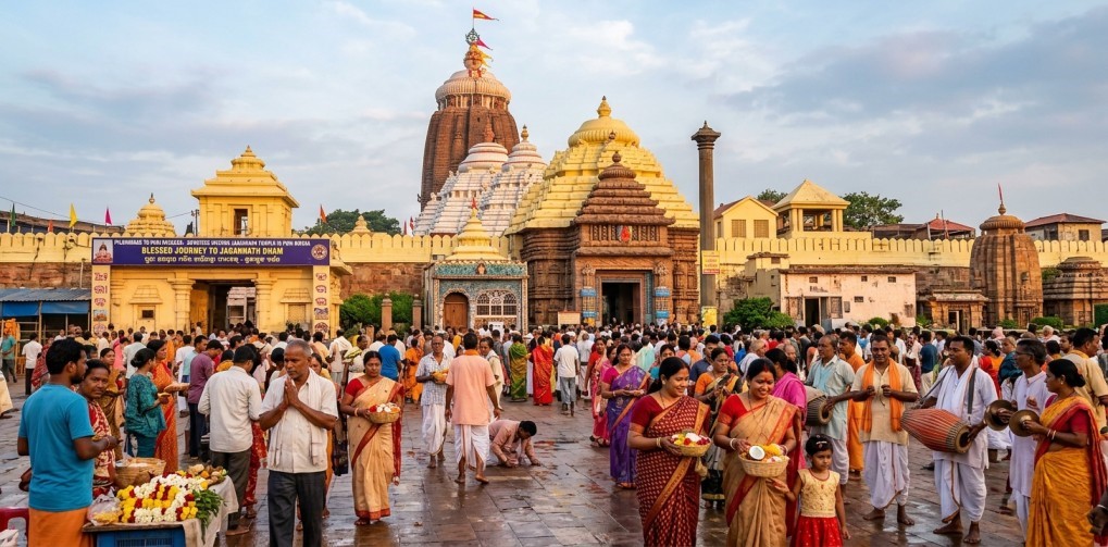 Pilgrimage to Puri 3 Days Package 2026 – Devotees visiting Jagannath Temple in Puri Odisha