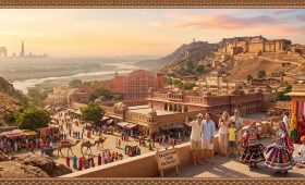Rajasthan tour packages from Delhi featuring Jaipur forts, royal palaces, and vibrant cultural heritage